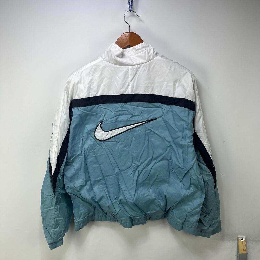 Vintage 90s Nike Swoosh Windbreaker Jacket Youth XL